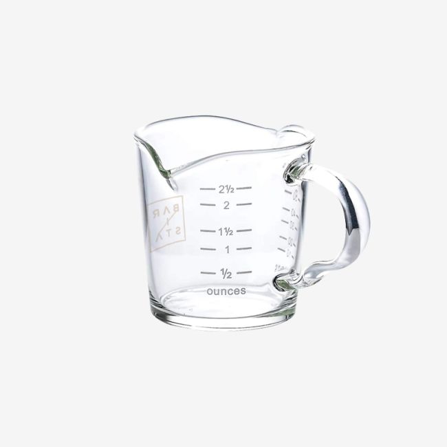Barista Shot Glass Double Spout