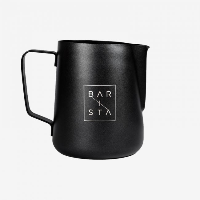 Barista Black Non-Stick Coffee Milk Frothing Jug